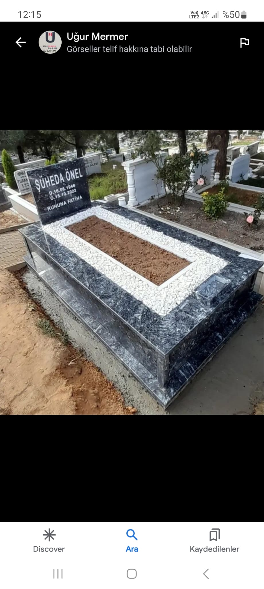 Mezar yapımı örneği 2